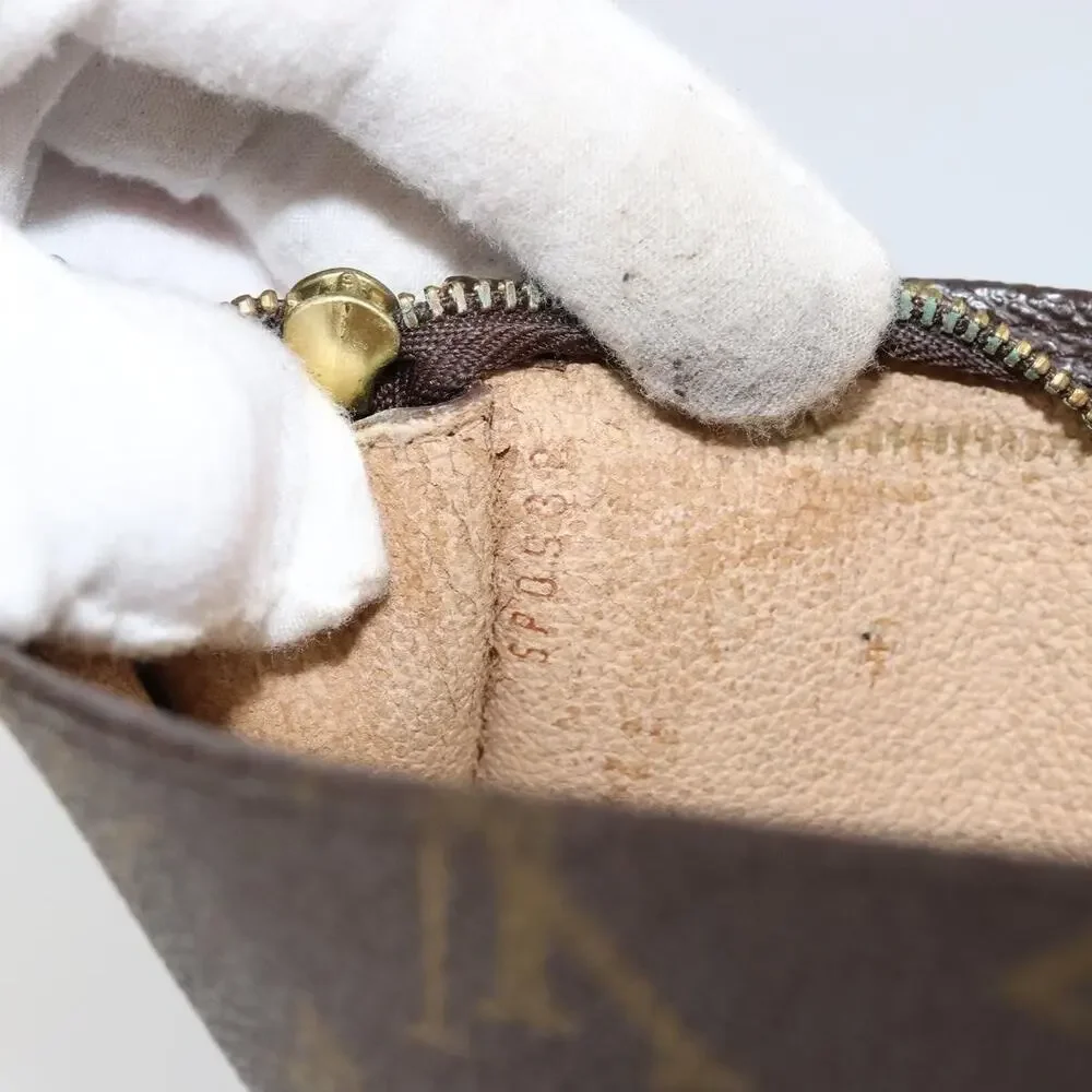 Louis Vuitton Monogram Bucket GM Accessory Pouch Brown